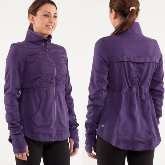 lululemon athletica Jackets & Blazers - Lululemon Inner Peace jacket reversible grape